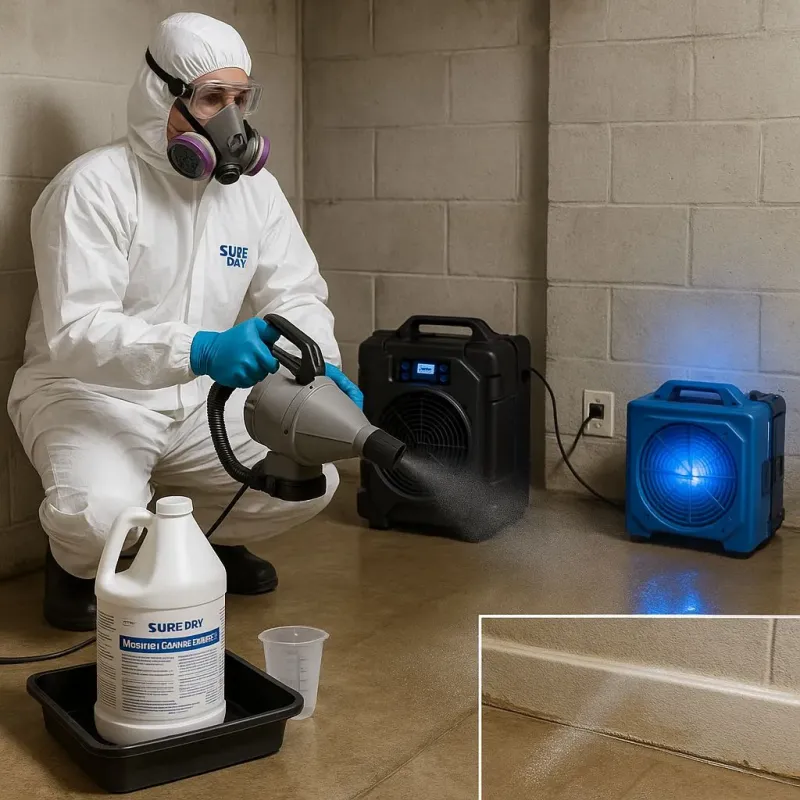 Sanitization and Odor Removal process in Cameron, TX