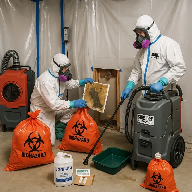 Contaminated Water Handling Protocols process in Cameron, TX